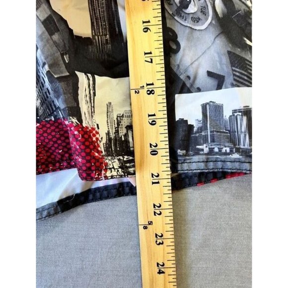 Joe Boxer Swim Shorts Mens Large Black New York Lined Drawstring‎ Trunks Men. - Picture 7 of 8